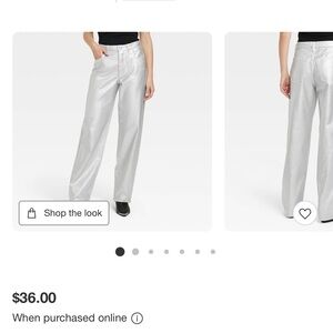 Women's Mid-Rise 90's Baggy Jeans - Universal Thread™ Metallic Wash